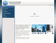 Tablet Screenshot of ledgewood.com